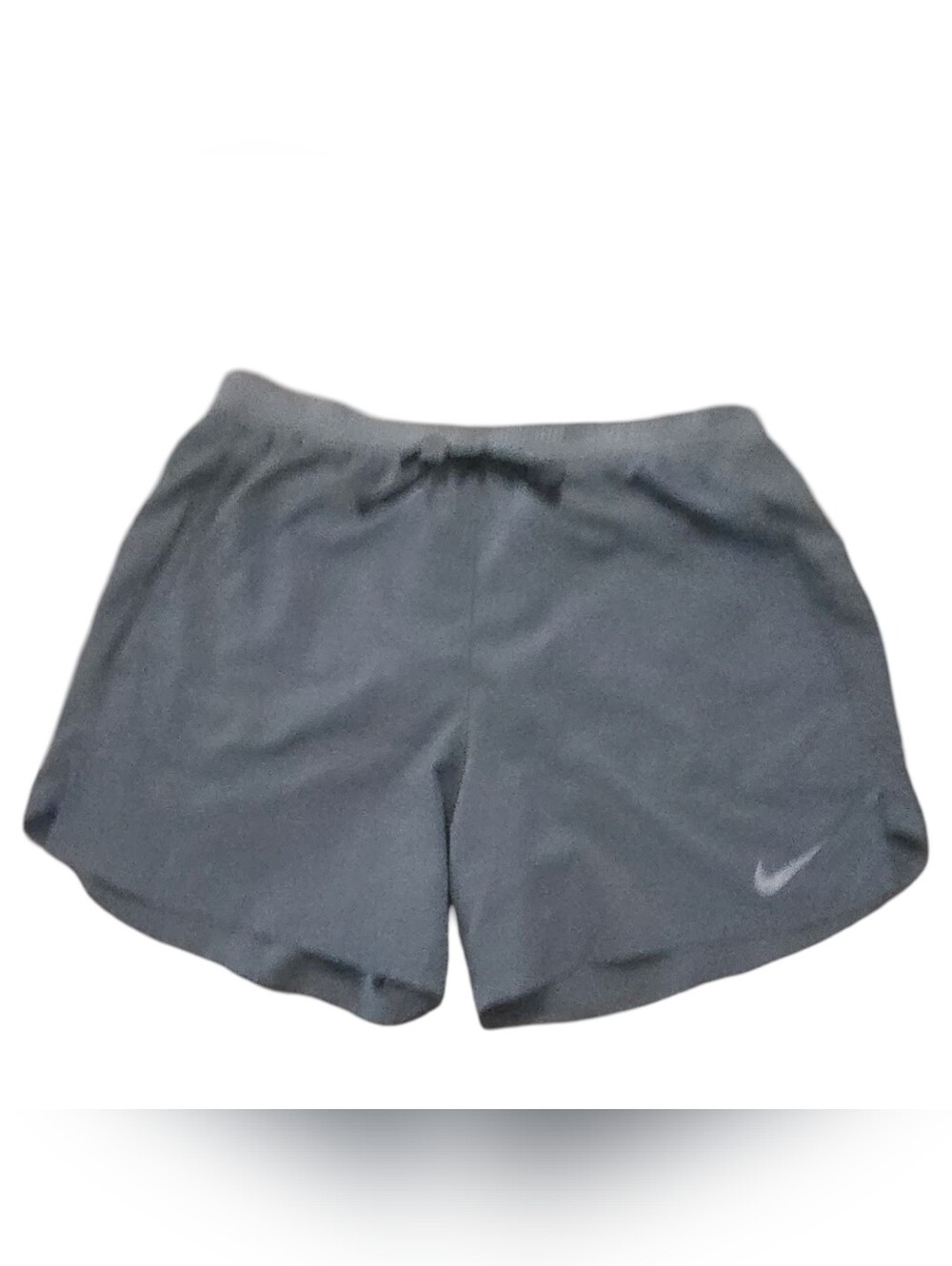 Nike Women’s Mid Rise Gray Athletic Running Lightweigh Dri Fit Shorts Athletic